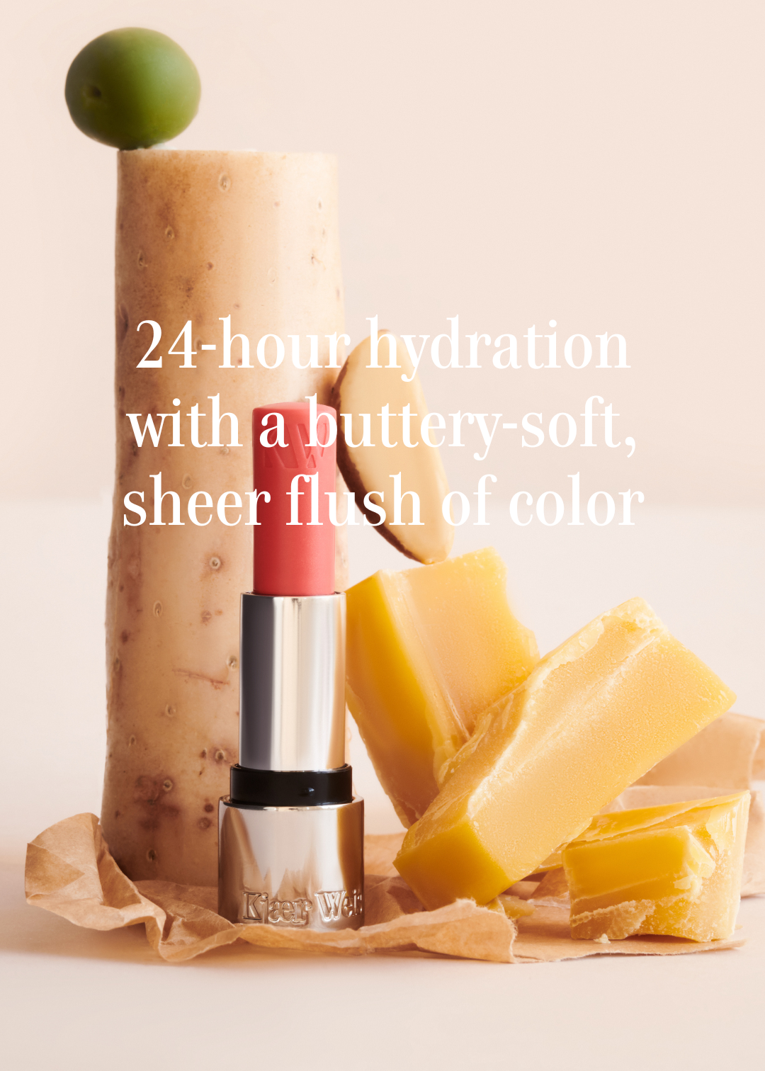 24-hour hydration with a buttery-soft, sheer flush of color.