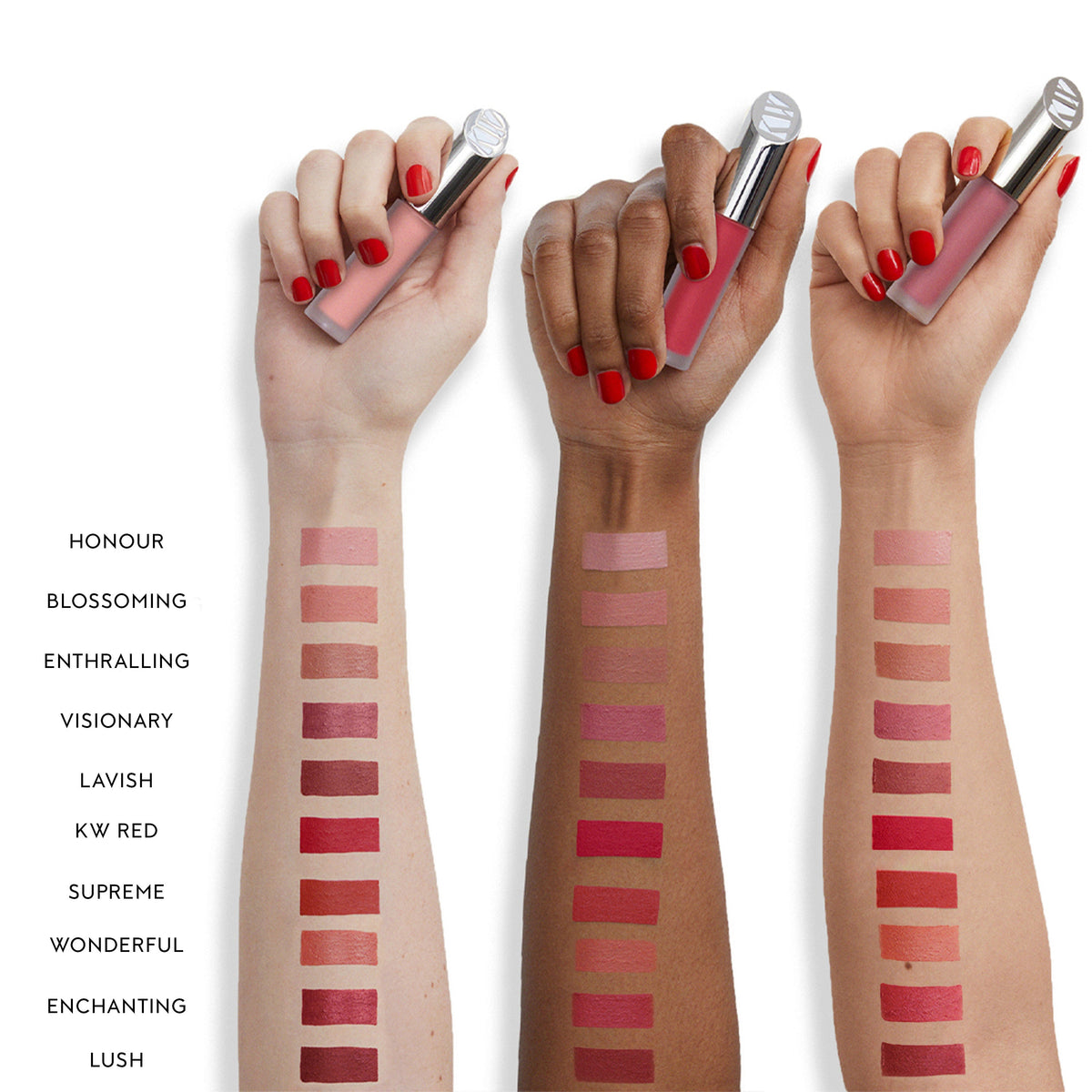 Matte, Naturally Liquid Lipstick / KW Red