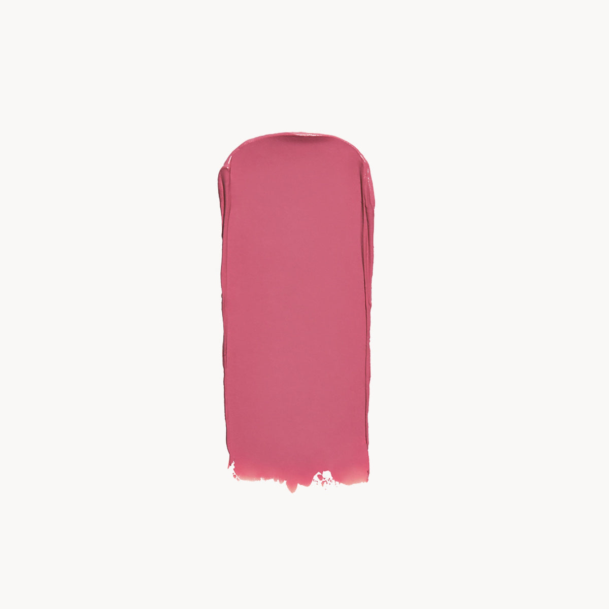 Pink lipstick swatch on a white background