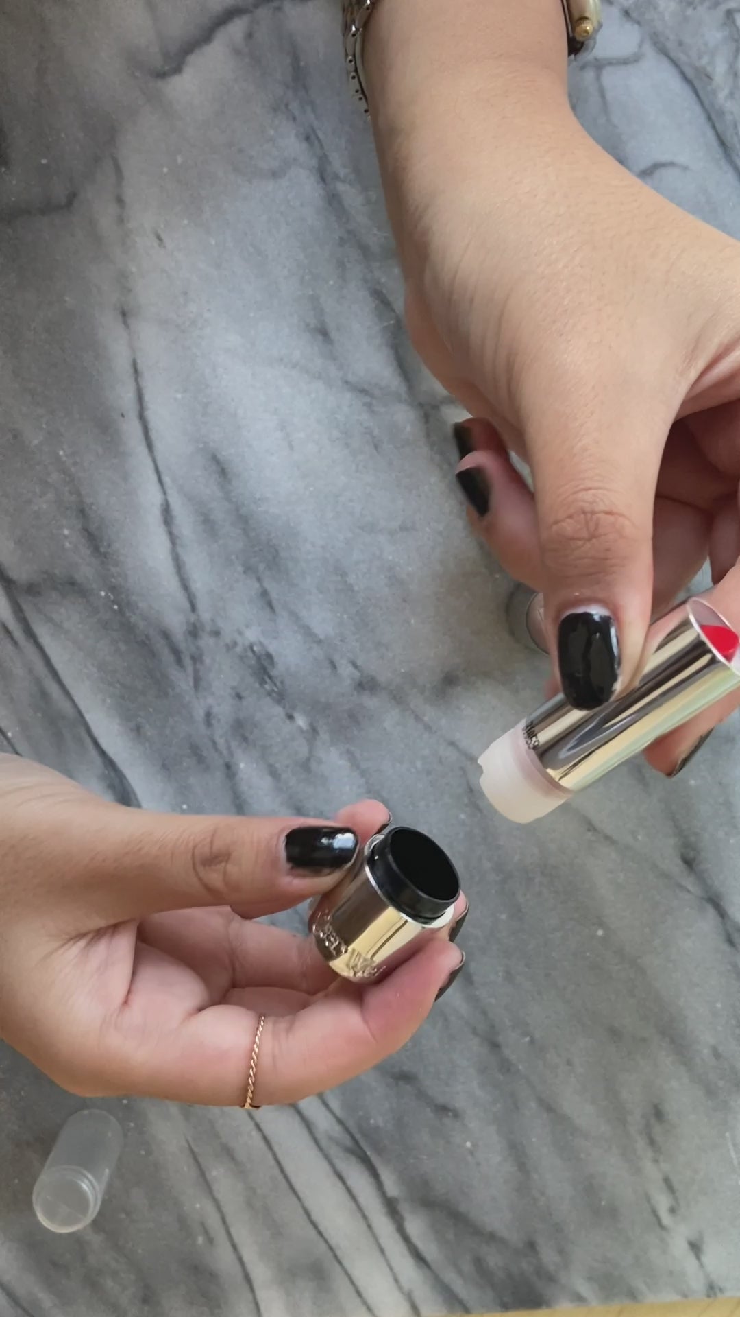 Load video: How to refill your Kjaer Weis Lipstick